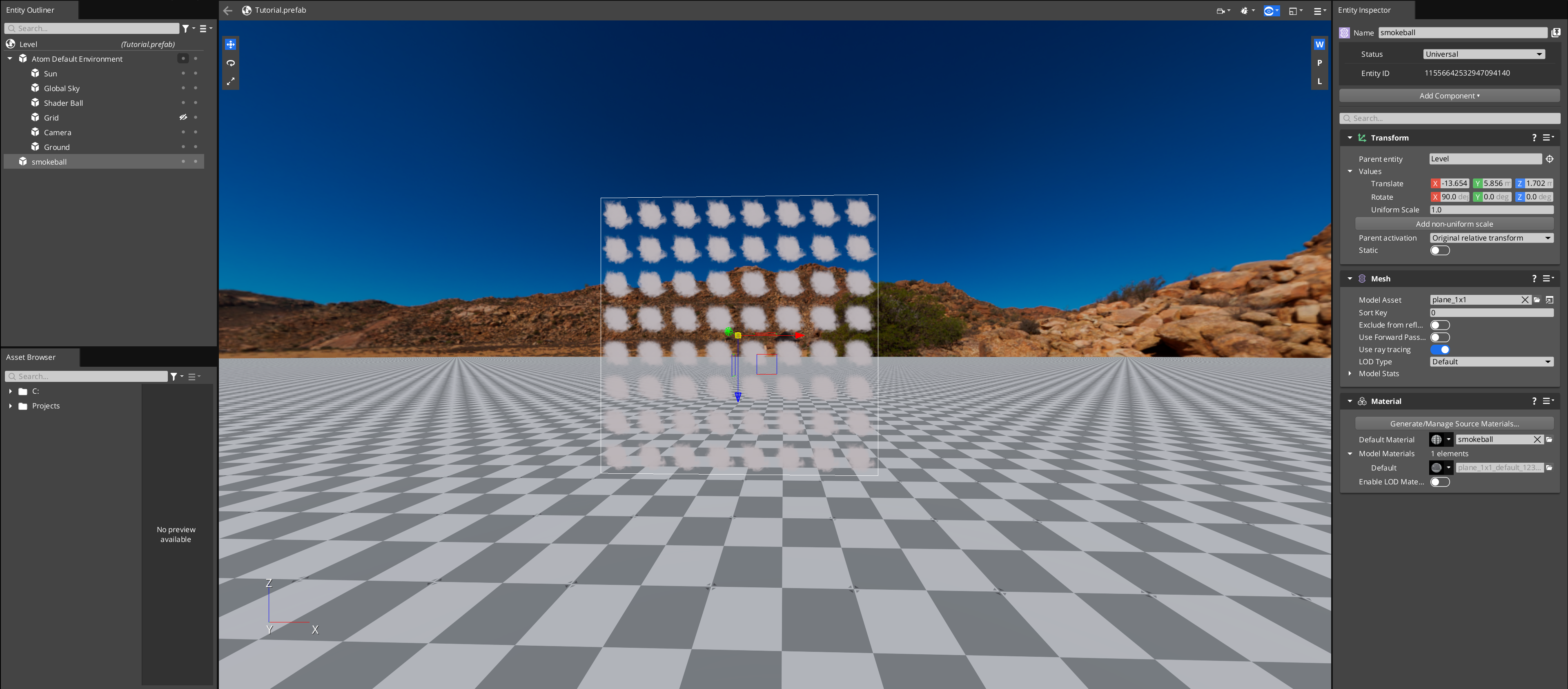 All frames of the six-point lighting animation texture.